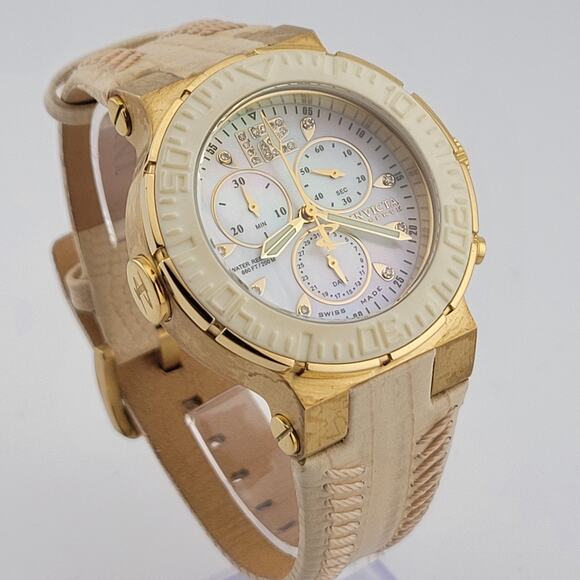 INVICTA 10730 RESERVE OCEAN REEF LADY 24 Certified DIAMONDs Flame Fusion WATCH main image 8
